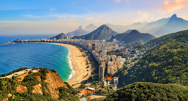 Scenic South American destination